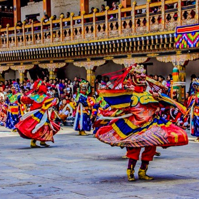 Delhi, Agra, Jaipur, Varanasi, Katmandu, Paro, Thimpu & Punakha 