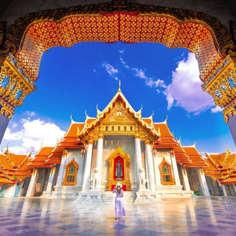 Bangkok, Nakhon Ratchasima, Khon Kaen, Vientiane, Luang Prabang, Pakbeng, Chiang Rai & Chiang Mai